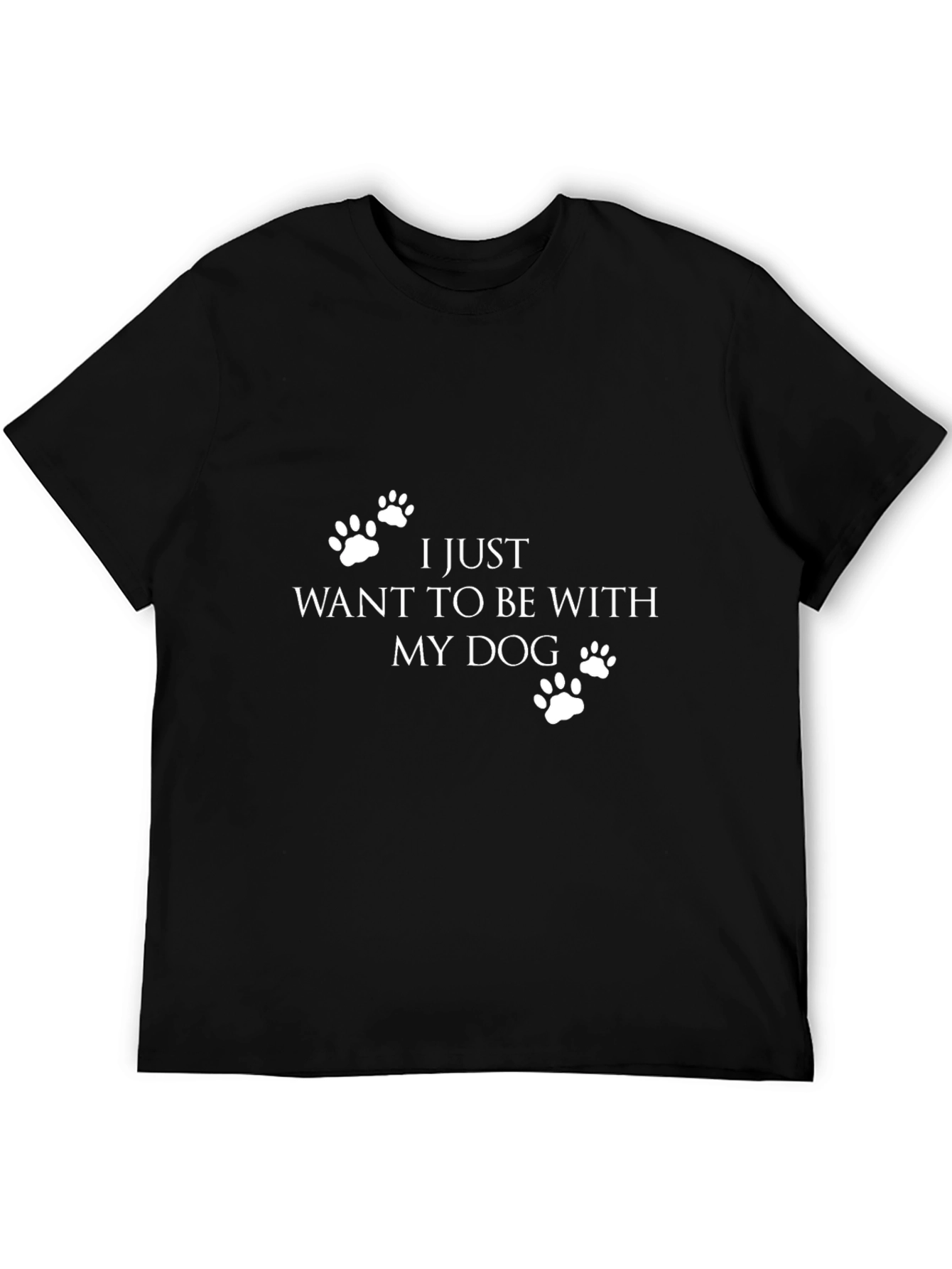 Camiseta Negra Amo a mi Perro