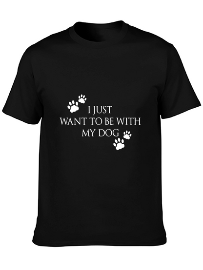 Camiseta Negra Amo a mi Perro