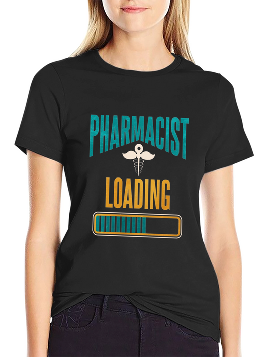 Camiseta Farmacéutico Cargando Unisex Negra