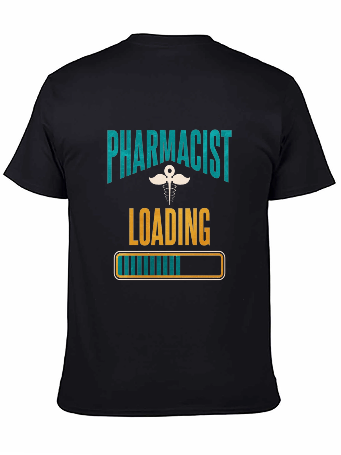 Camiseta Farmacéutico Cargando Unisex Negra