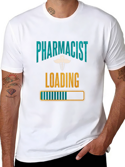 Camiseta Farmacéutico Cargando Unisex Negra