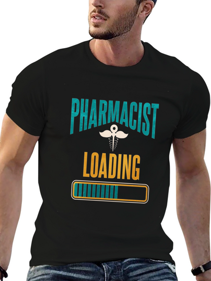 Camiseta Farmacéutico Cargando Unisex Negra