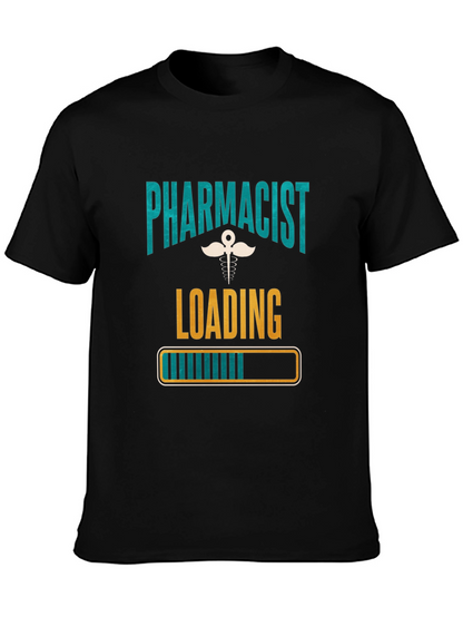 Camiseta Farmacéutico Cargando Unisex Negra