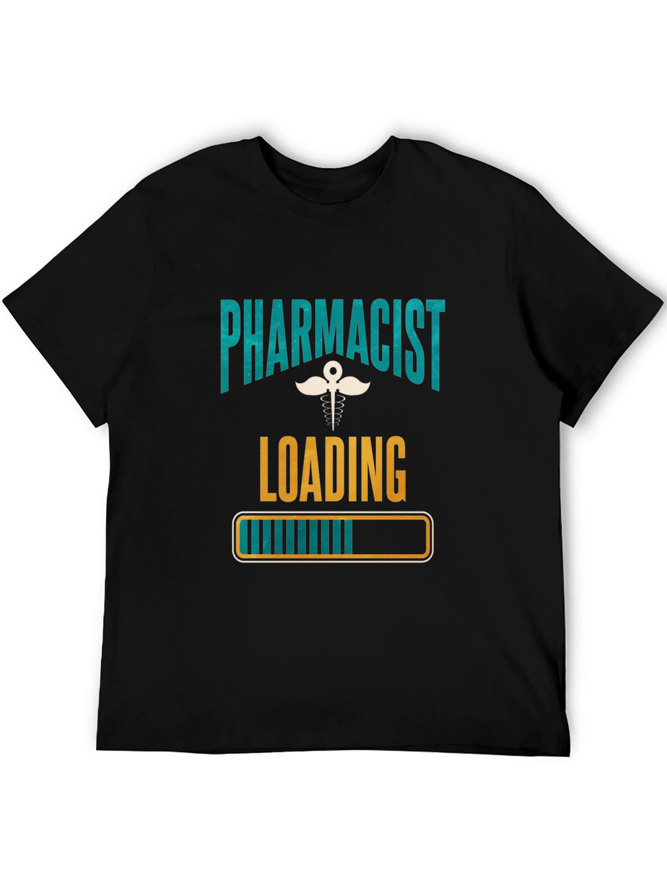 Camiseta Farmacéutico Cargando Unisex Negra