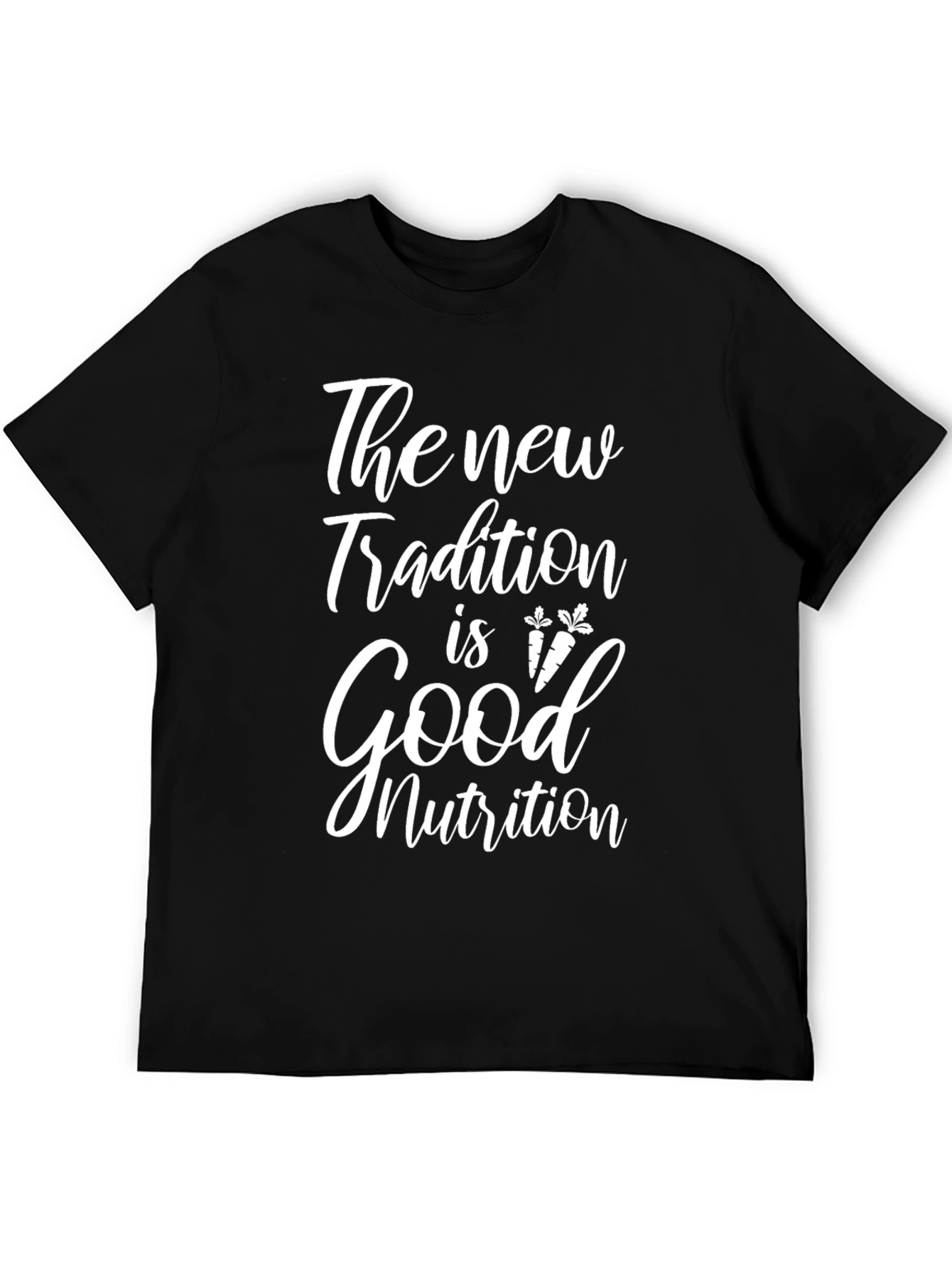Camiseta Negra: Nueva Tradición Buena Nutrición
