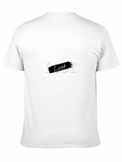 Camiseta Negra Lost para Hombre