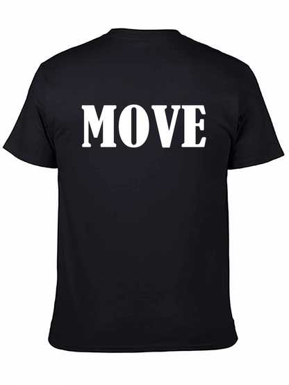 Camiseta Negra con Texto MOVE