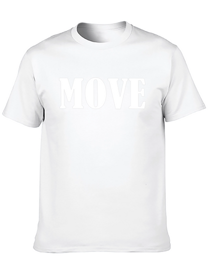 Camiseta Negra con Texto MOVE