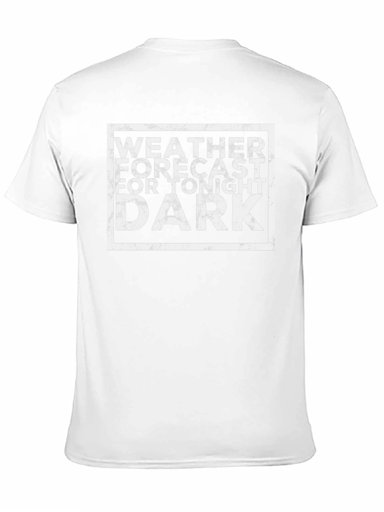 Camiseta Negra Pronóstico del Tiempo Oscuro