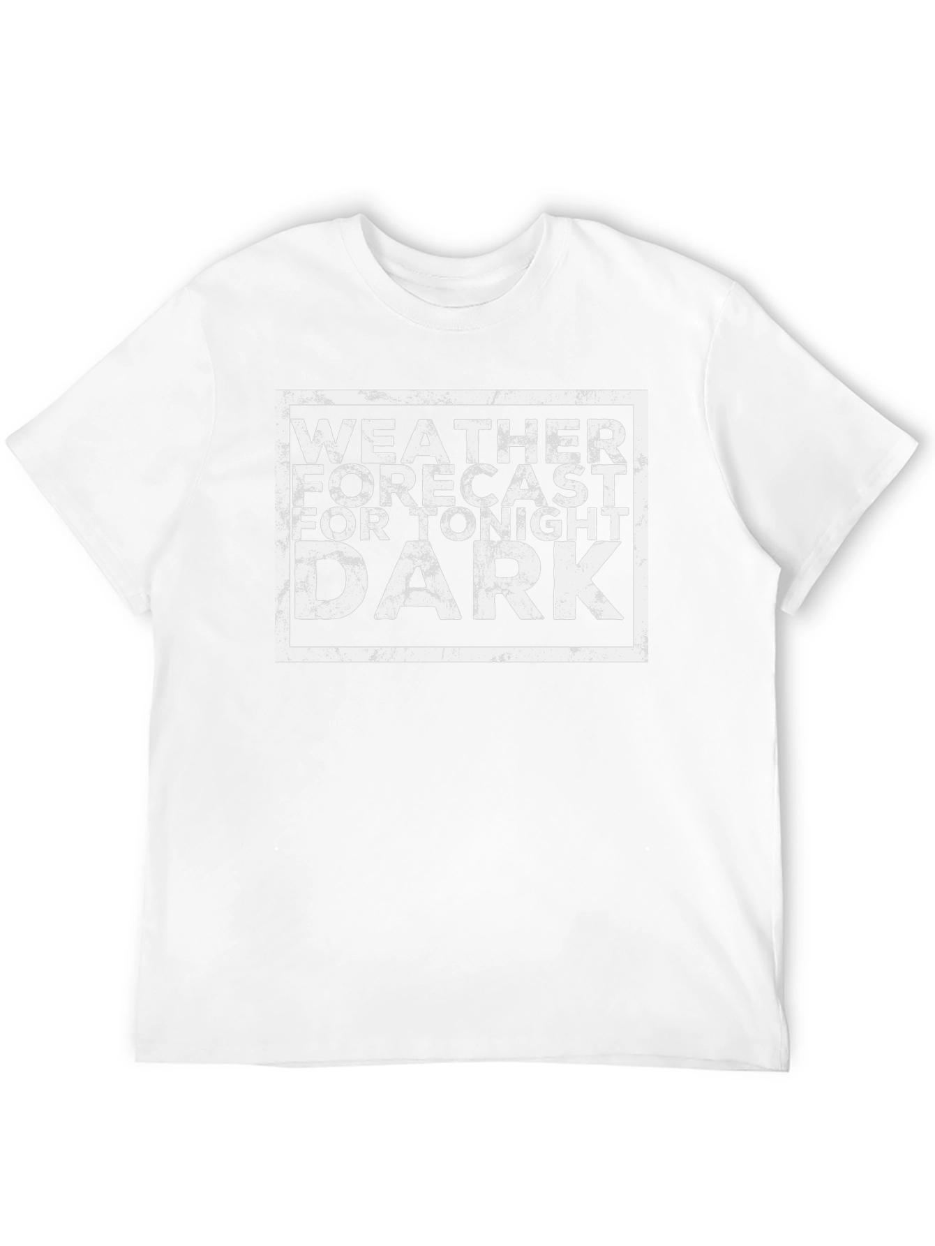 Camiseta Negra Pronóstico del Tiempo Oscuro