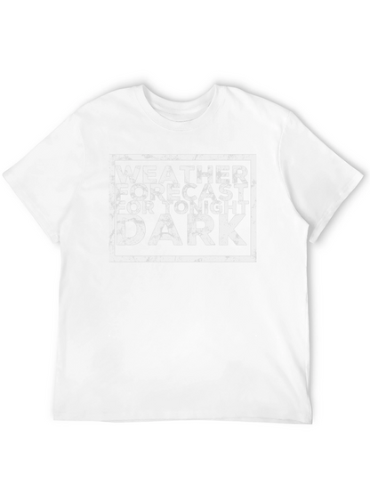 Camiseta Negra Pronóstico del Tiempo Oscuro