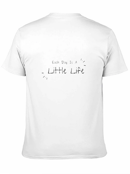 Camiseta Negra Cada Día es una Pequeña Vida