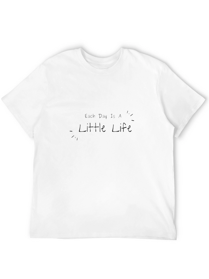 Camiseta Negra Cada Día es una Pequeña Vida