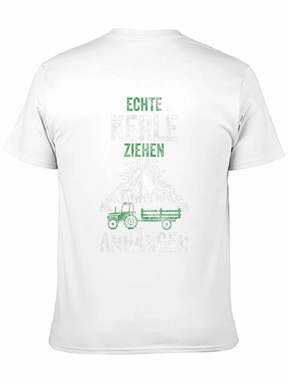 Camiseta Negra: Echte Kerle Ziehen Anhänger