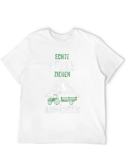 Camiseta Negra: Echte Kerle Ziehen Anhänger
