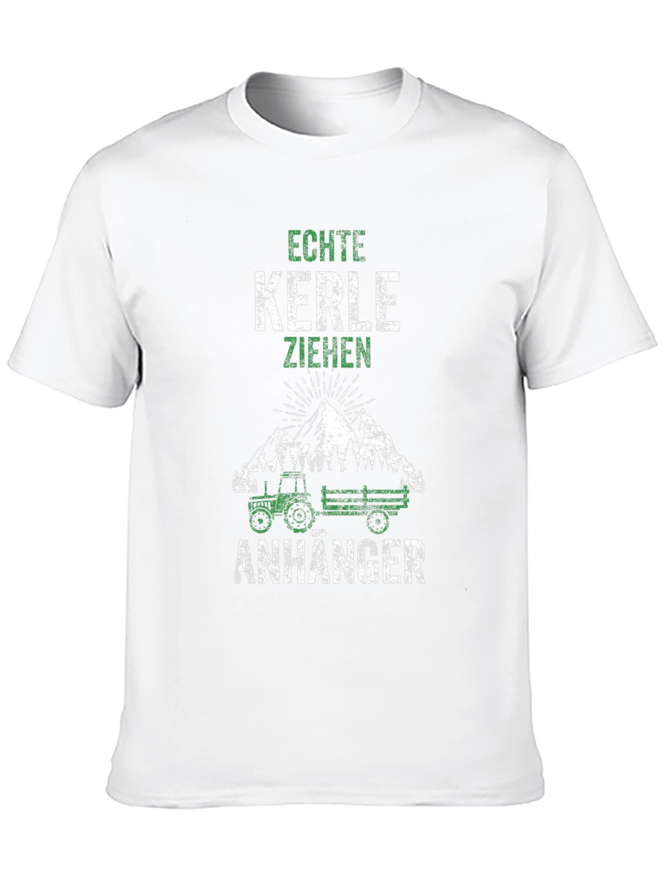 Camiseta Negra: Echte Kerle Ziehen Anhänger