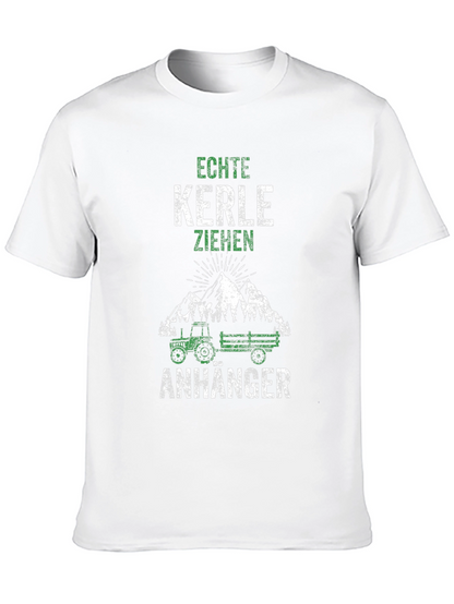 Camiseta Negra: Echte Kerle Ziehen Anhänger