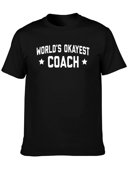 Camiseta Negra: El Entrenador Más Okay del Mundo