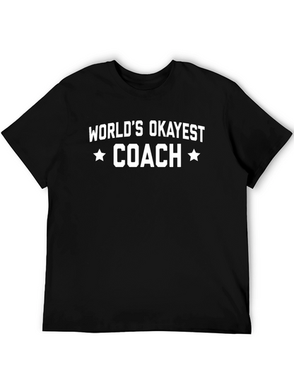 Camiseta Negra: El Entrenador Más Okay del Mundo