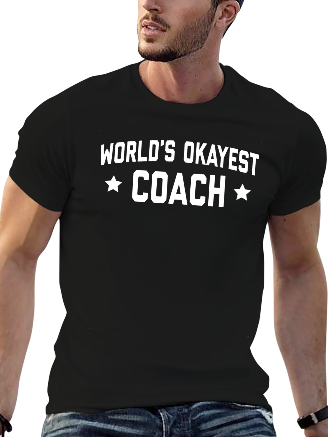 Camiseta Negra: El Entrenador Más Okay del Mundo