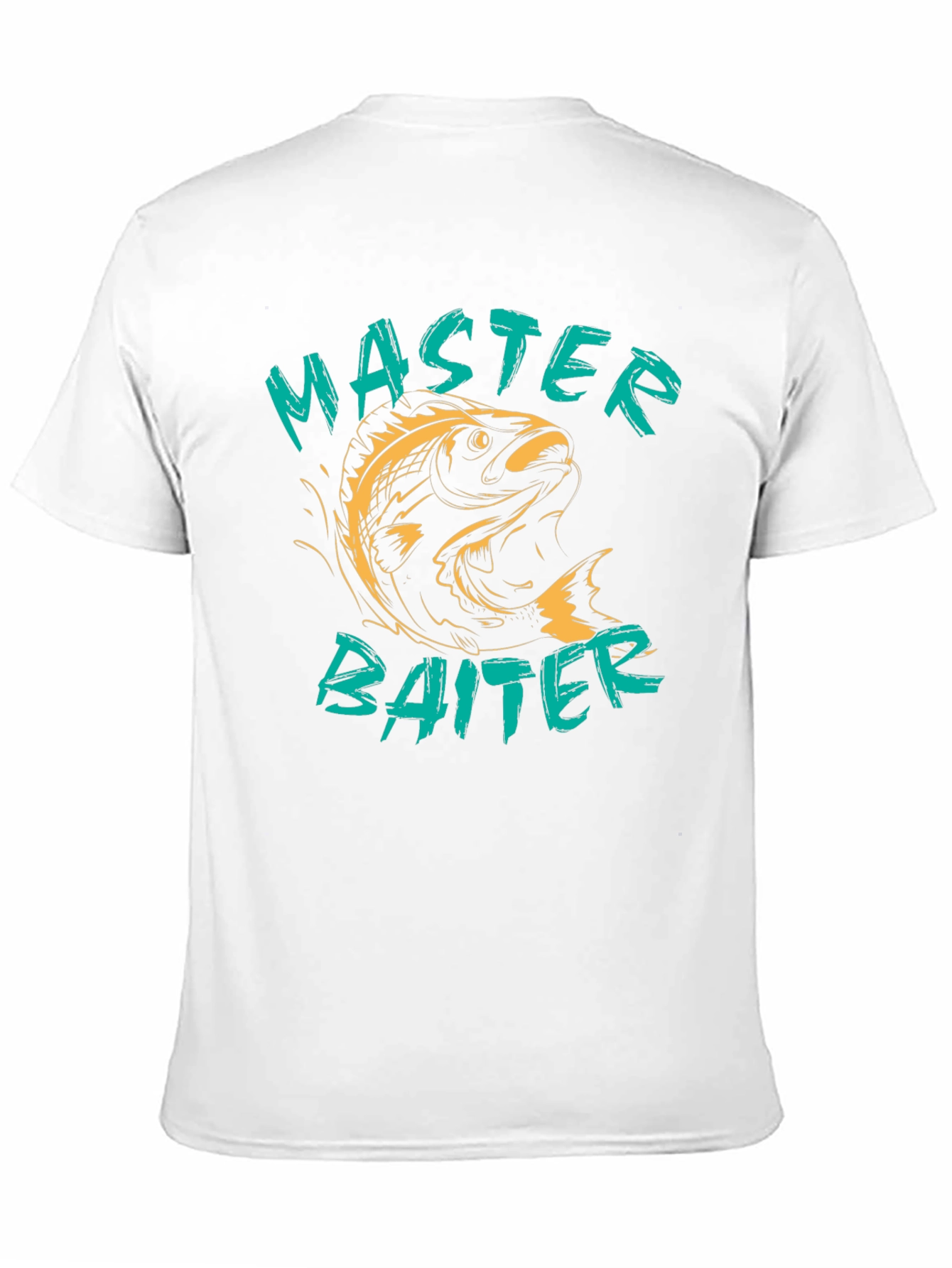 Camiseta Negra Master Baiter para Pescadores