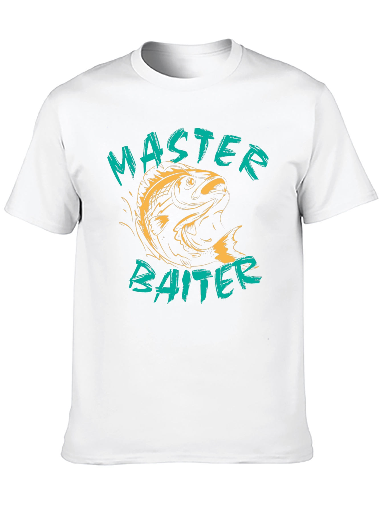Camiseta Negra Master Baiter para Pescadores
