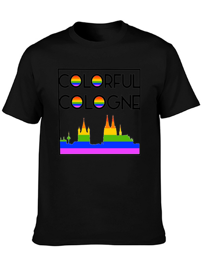 Camiseta Negra Colonia Orgullo LGBT