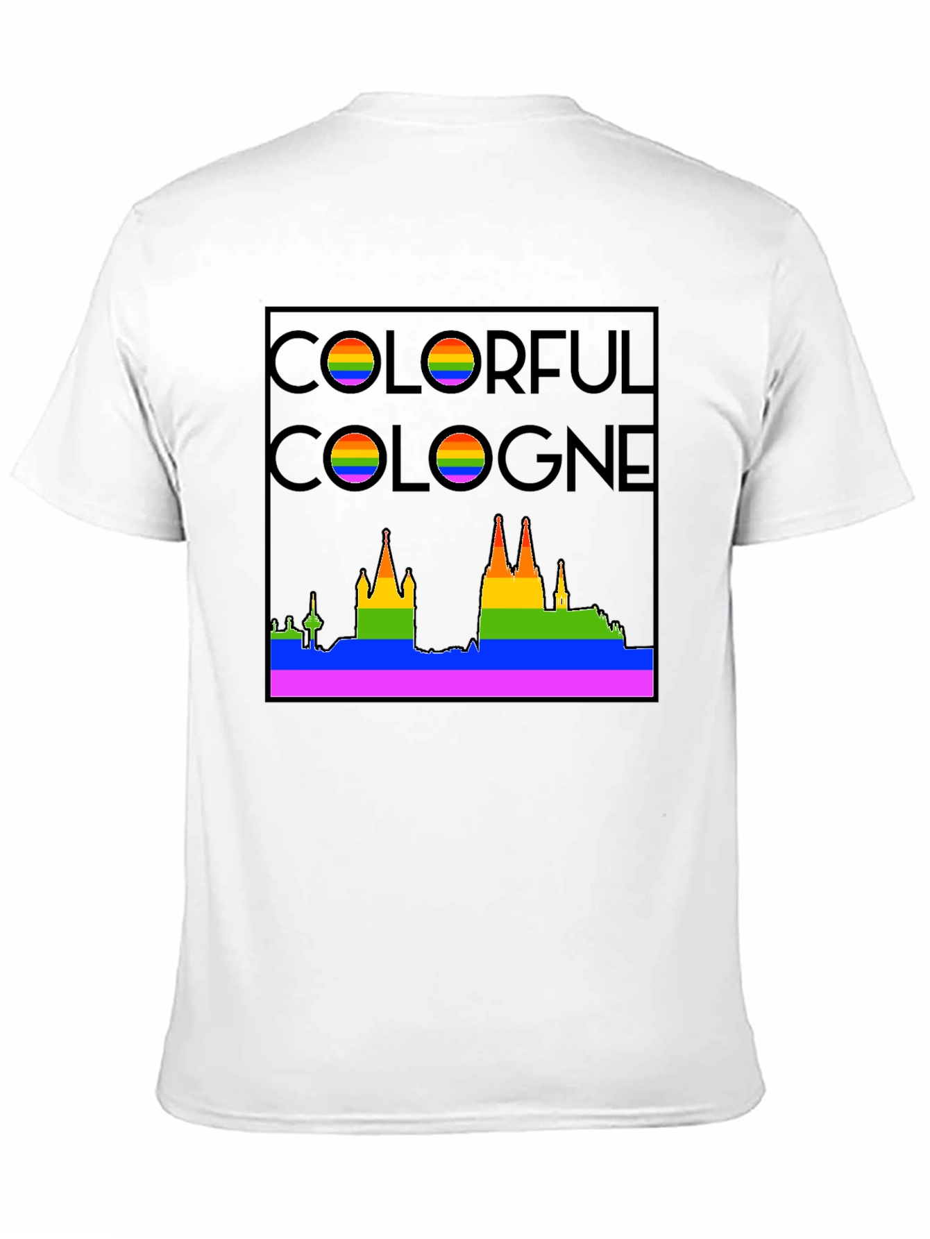 Camiseta Negra Colonia Orgullo LGBT