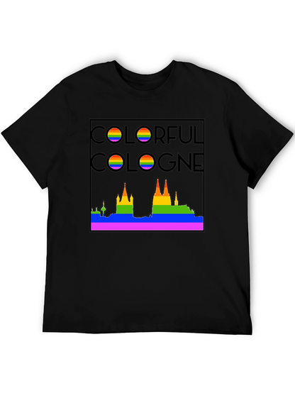 Camiseta Negra Colonia Orgullo LGBT