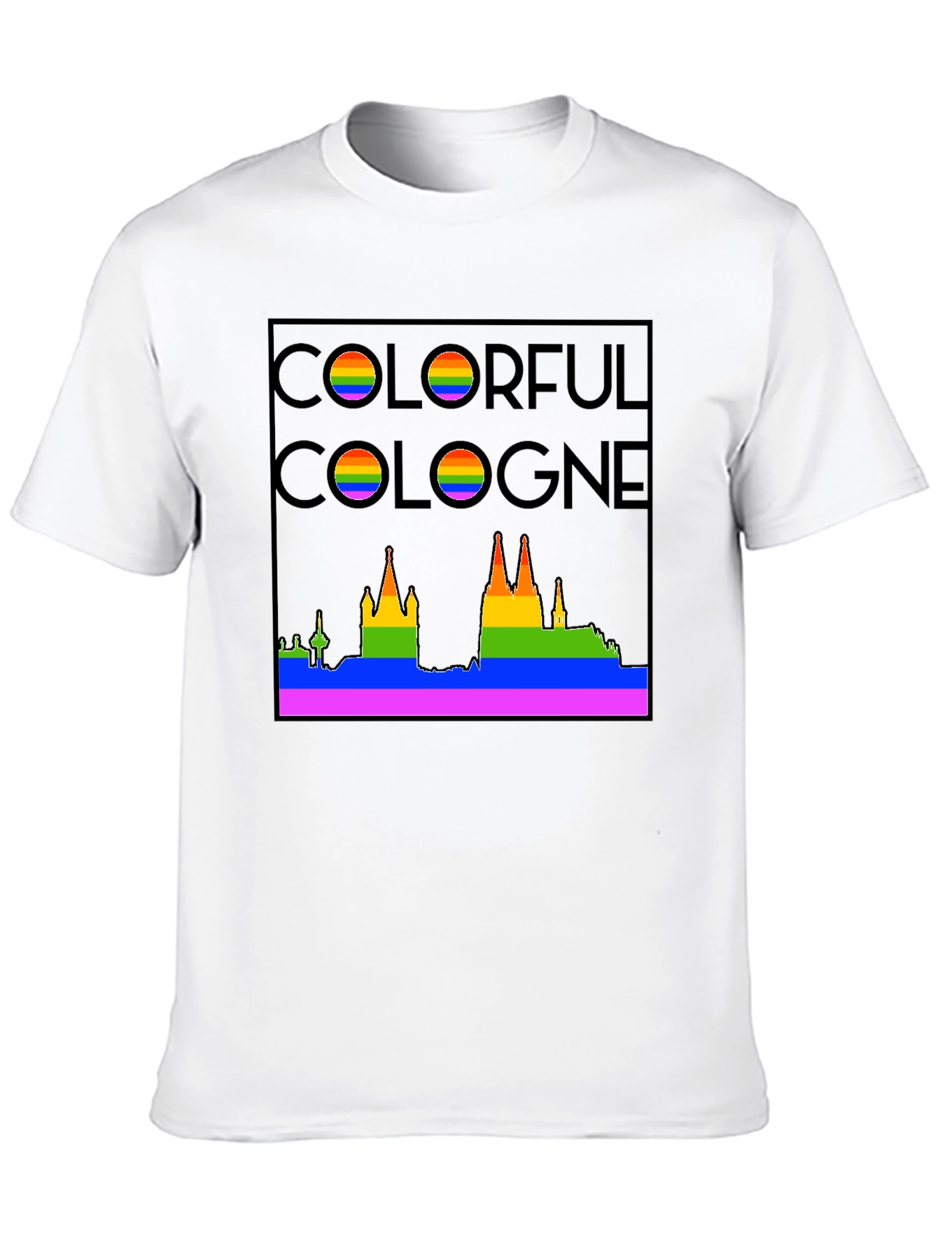 Camiseta Negra Colonia Orgullo LGBT