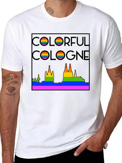 Camiseta Negra Colonia Orgullo LGBT