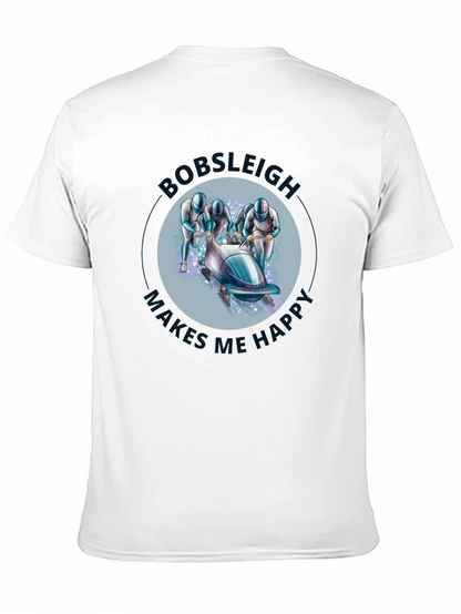 Camiseta Negra Bobsleigh Makes Me Happy