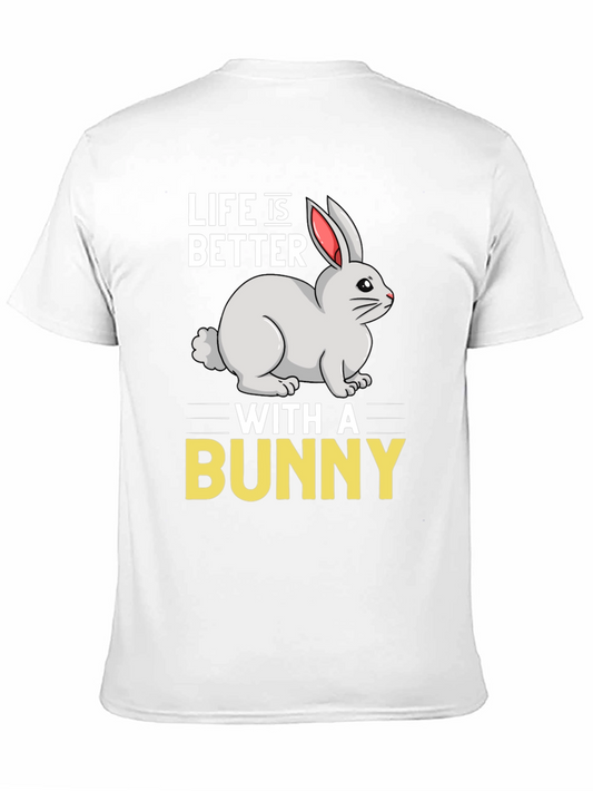 Camiseta con Diseño de Conejo: La Vida es Mejor