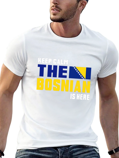 Camiseta Negra Bosnia Keep Calm