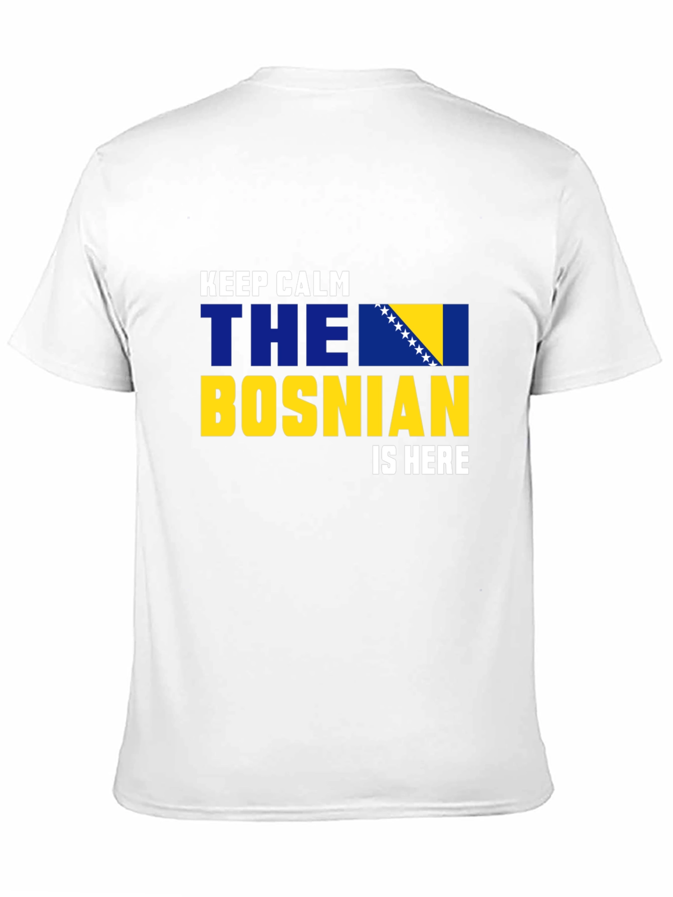 Camiseta Negra Bosnia Keep Calm