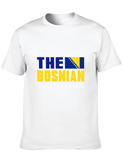 Camiseta Negra Bosnia Keep Calm