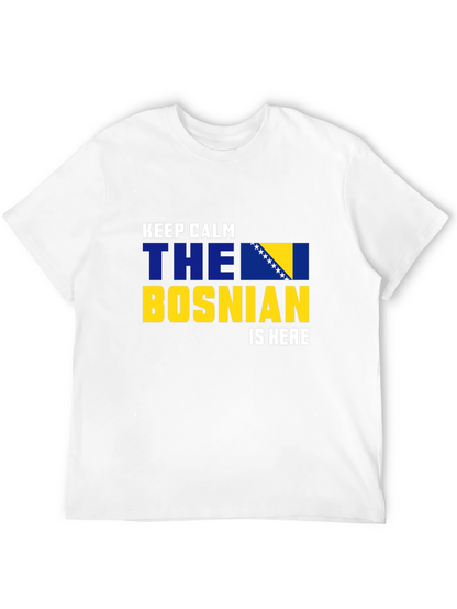 Camiseta Negra Bosnia Keep Calm