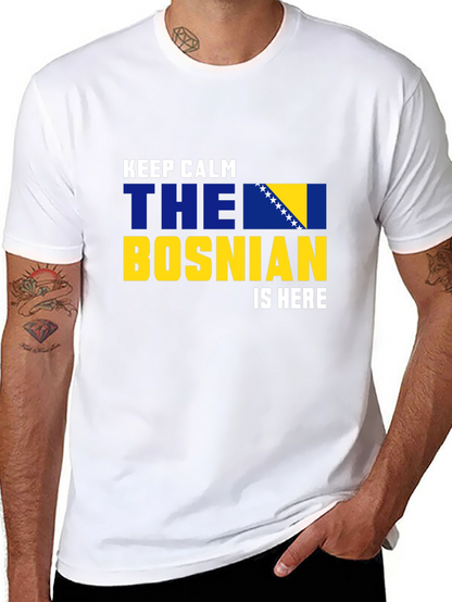 Camiseta Negra Bosnia Keep Calm
