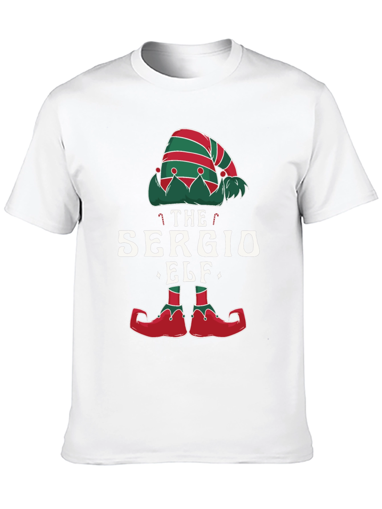 Camiseta Negra Navideña Elfo Sergio