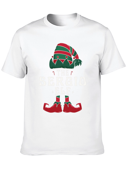 Camiseta Negra Navideña Elfo Sergio