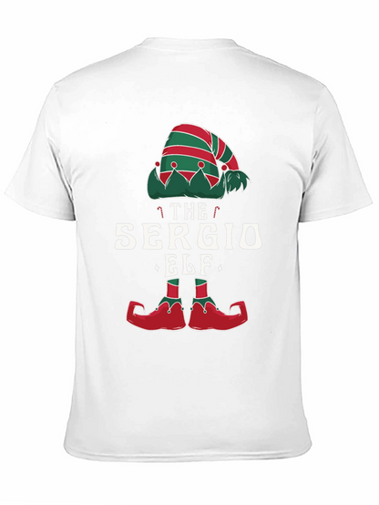 Camiseta Negra Navideña Elfo Sergio