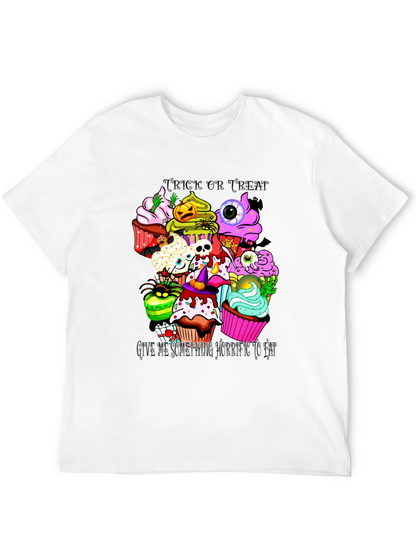 Camiseta Halloween Cupcakes Aterradores