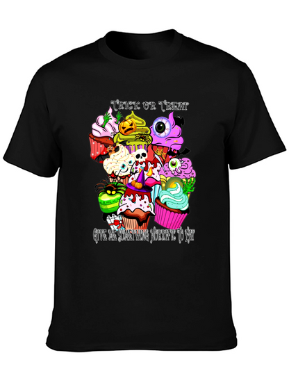 Camiseta Halloween Cupcakes Aterradores