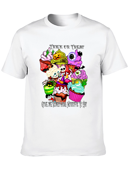 Camiseta Halloween Cupcakes Aterradores