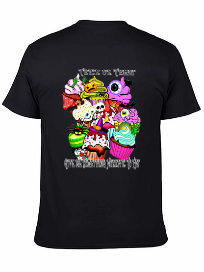 Camiseta Halloween Cupcakes Aterradores