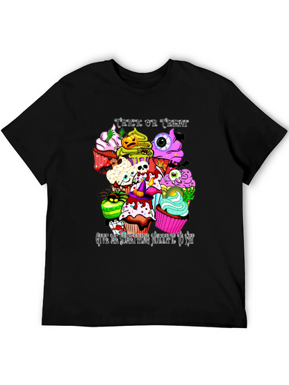 Camiseta Halloween Cupcakes Aterradores