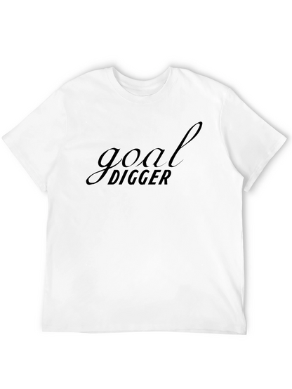 Camiseta Negra Goal Digger para Hombre