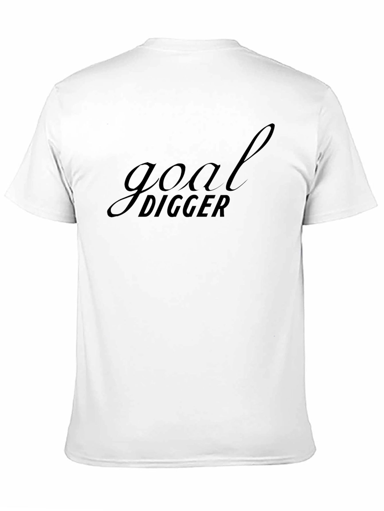 Camiseta Negra Goal Digger para Hombre