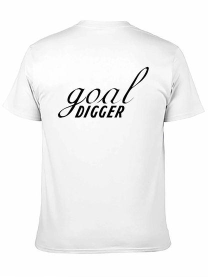 Camiseta Negra Goal Digger para Hombre