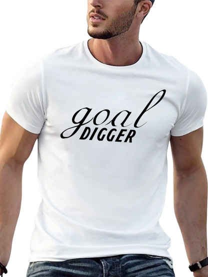 Camiseta Negra Goal Digger para Hombre